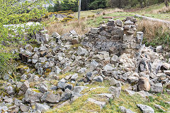 
Trostre Pit reservoir buildings, Blaina, April 2015