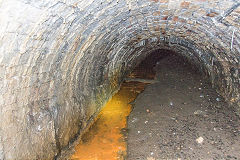 River Ebbw tunnel, Blaina, June 2015