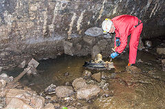 
River Ebbw tunnel, Blaina, June 2015