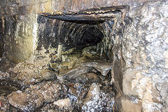 
River Ebbw tunnel, Blaina, June 2015