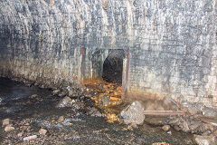 
River Ebbw tunnel, Blaina, June 2015