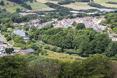 
Cwmcelyn ponds from East Blaina, June 2014