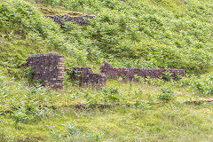 
Unidentified foundations, East Blaina Red Ash Colliery, June 2014