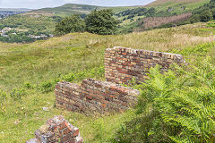 
Unidentified foundations, East Blaina Red Ash Colliery, June 2014