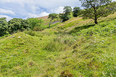 
Looking up the incline, East Blaina Red Ash Colliery, June 2014