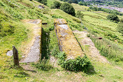 
The brakehouse area, East Blaina Red Ash Colliery, June 2014