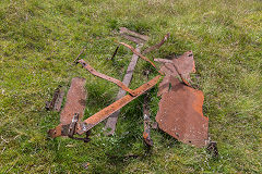 
Henwaun Colliery level dram frame, Blaina, June 2014