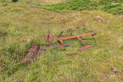 
Henwaun Colliery level dram frame, Blaina, June 2014