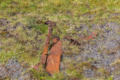 
Henwaun Colliery level dram frame, Blaina, June 2014