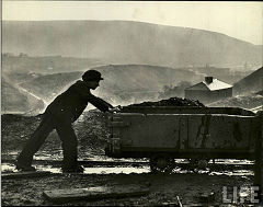 
West Blaina Red Ash Colliery, 1947, © Photo courtesy of 'Life' magazine