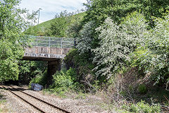 
The old road bridge to Marine Colliery and Cwm, May 2019