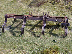 
3rd  level wagon frame, Cwm and Mon Colliery, Cwm, November 2013