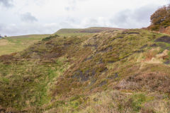 
North level tips, Cwm and Mon Colliery, Cwm, November 2013