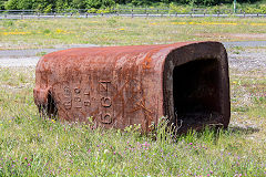 Ebbw Vale Steelworks 'RTB' ingot mould, May 2019