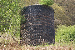 Graig Fawr Colliery airshaft, Cwm, April 2011