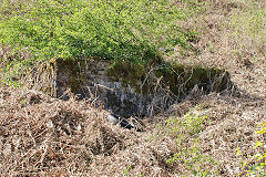 
Graig Fawr Colliery concrete foundations, Cwm, April 2011