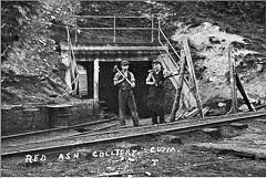 
Red Ash level which may be Cwm and Mon Colliery, Cwm, © Photo courtesy of Unknown photographer