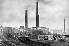 Ebbw Vale Willowtown brickworks, c1906, © Unknown photographer