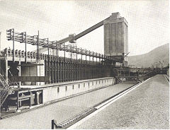 The Becker Coke Ovens that replaced the Coppee ovens in c1936, Ebbw Vale, © Photo courtesy of Geoff Palfrey