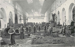 The foundry floor, Victoria, c1900, Ebbw Vale, © Photo courtesy of Geoff Palfrey