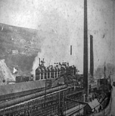 A general view of the ironworks, Ebbw Vale, © Photo courtesy of Geoff Palfrey