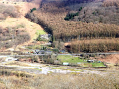 
Site of coke ovens, Llandafal, Cwm, March 2014