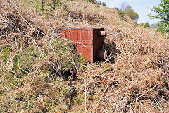 Maes Mawr Quarry water tank, Cwm, April 2011