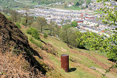 Air vent for Graig Fawr Northern level, Maes Mawr Quarry, Cwm, April 2011