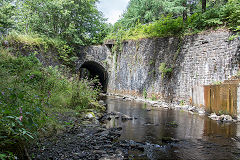 Marine Colliery sidings bridge to the South of the colliery, August 2018