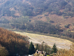Colliery site from East, Marine Colliery, Cwm, March 2009
