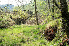 Old Penyfan Colliery screens, Cwm, April 2011