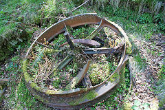 
New Penyfan Colliery brakewheel, Cwm, April 2011