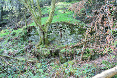 
New Penyfan Colliery stonework, Cwm, April 2011