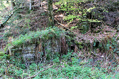 New Penyfan Colliery stonework, Cwm, April 2011