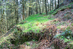 
New Penyfan Colliery, older top level, Cwm, April 2011