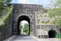 
Pont-y-Gof bridge, The Crescent, Ebbw Vale, May 2019