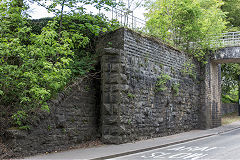 
Pont-y-Gof bridge, the Northern overbridge, Ebbw Vale, May 2019