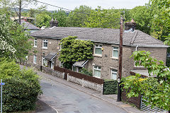 Pont-y-Gof Station Cottages, Ebbw Vale, May 2019