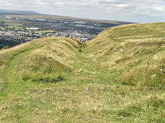 Red Ash Level incline cutting, Ty Llwyn, Ebbw Vale, August 2010