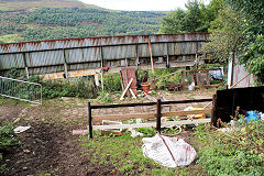 
Silent Valley footbridge over incline, Ebbw Vale, September 2010