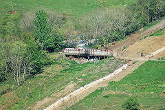 Silent Valley incline from the West, Ebbw Vale, April 2011