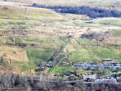 
Silent Valley incline from the West, Ebbw Vale, March 2014