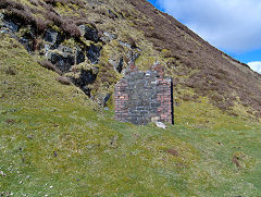 Furnace level chimney, Victoria, Ebbw Vale, April 2009