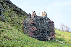 Furnace level chimney, Victoria, Ebbw Vale, April 2011