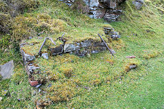 Stonework near Victoria Incline Engine House, Ebbw Vale, April 2011