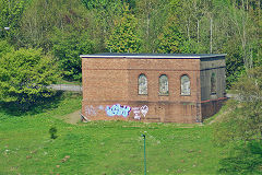 Waun Lwyd powerhouse, Ebbw Vale, April 2011