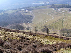 
Waun Lwyd, derelict power line to Blaina, Ebbw Vale, March 2009