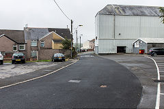Course of the Clydach Railroad through Beaufort, May 2019