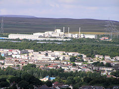 
Rassau Industrial Estate from Ty Llwyn, Ebbw Vale, August 2010
