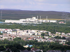 
Rassau Industrial Estate from Ty Llwyn, Ebbw Vale, August 2010